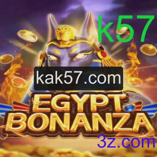 Arte da slot Egypt Bonanza com pirâmides ao fundo