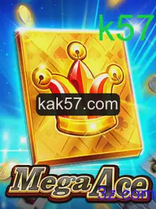 Arte da slot MegaAce com ases dourados